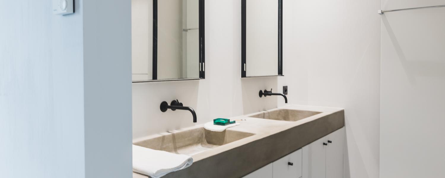 badkamer met tadelakt