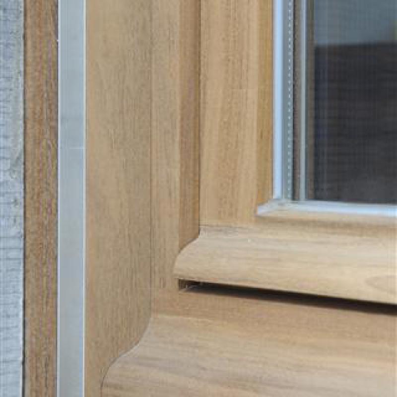 Detail houten raam